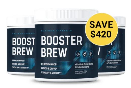 Booster Brew 3 bottles